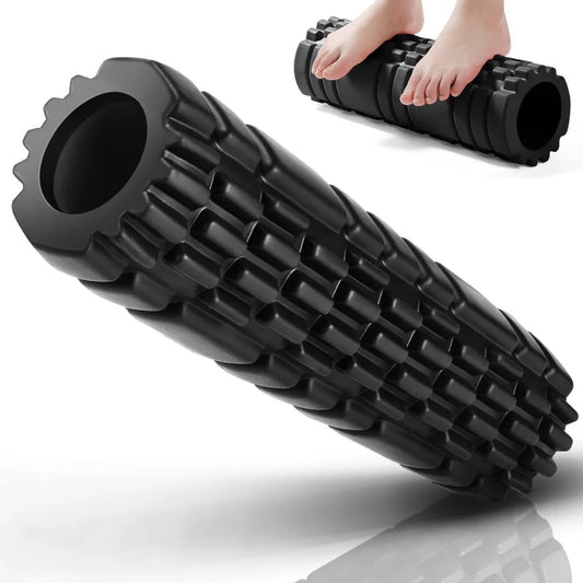 Foam Fitness Roller Deep Tissue Massage Grid Muscle Trigger Point Muscles Gym